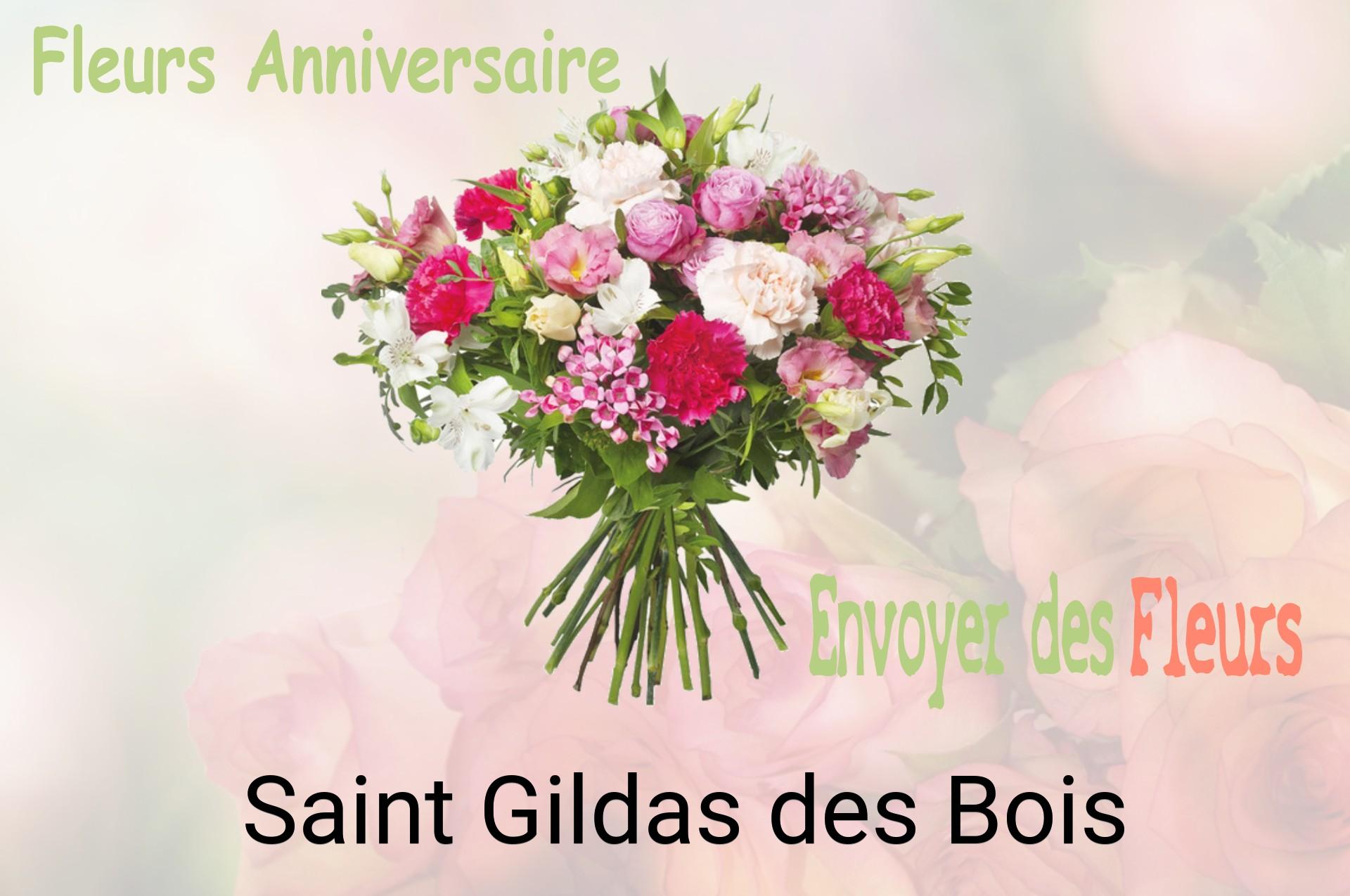 Bouquet de fleurs d’anniversaire livré à Saint-Gildas-des-Bois